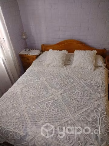 Cubrecama o colcha a crochet