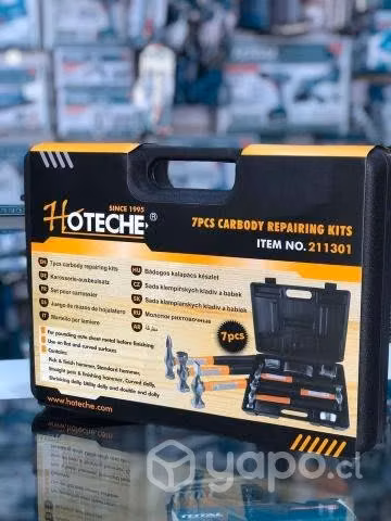 Kit de Martillos Desabolladores 7pcs HOTECHE