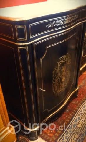Bello antiguo mueble boulle