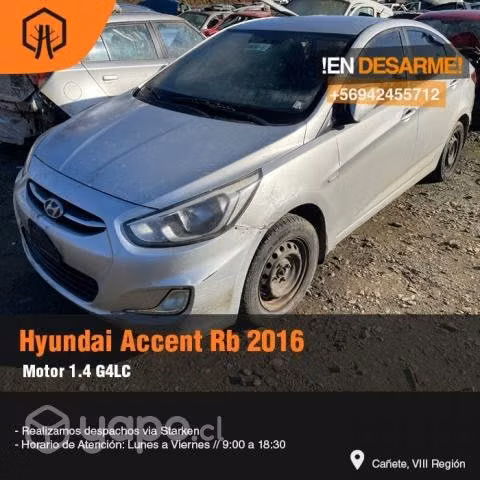 Chapa contacto hyundai accent rb 2016