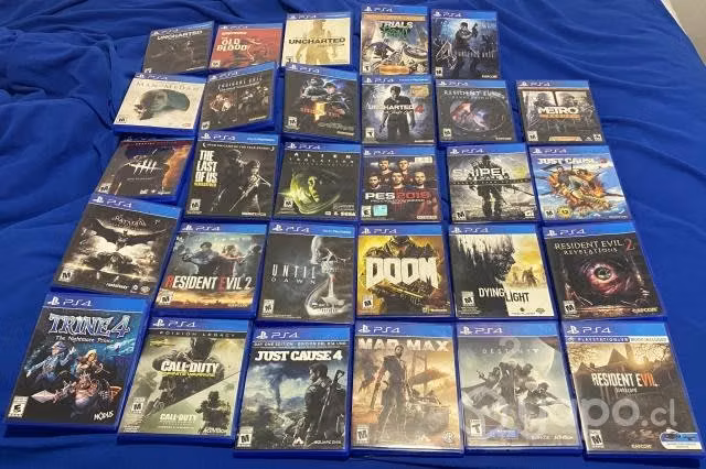 Ps4 excelente estado 29 juegos físicos