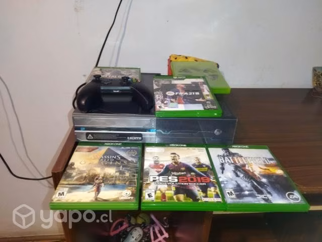 Xbox de una tera edition hallo con juegos