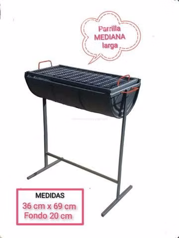 Parrillas artesanales de medio tambor