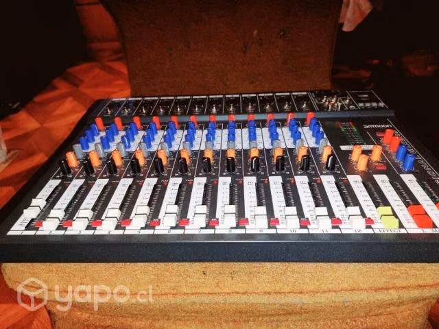 Ammoon 120s-usb 12 Canales Mic Line Mezclador
