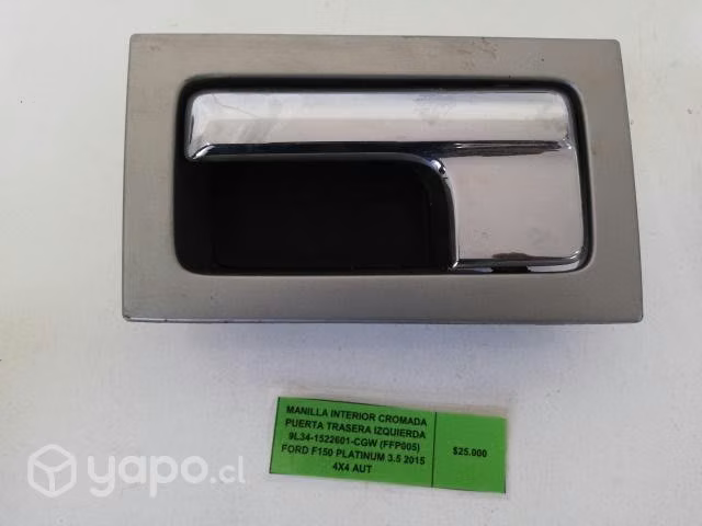 Manilla Interior Cromada Puerta Tras Izq Ford F150