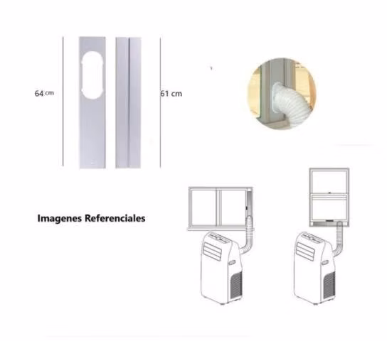 Aire Acondicionado Portatil Kendal Eva 2 9000Btu