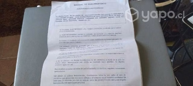 Maleta Electrofisico