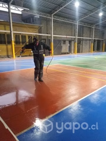 Tineta Pintura para canchas deportivas