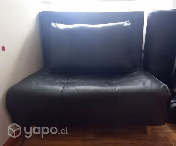 Futon 1 plaza y media ecocuero