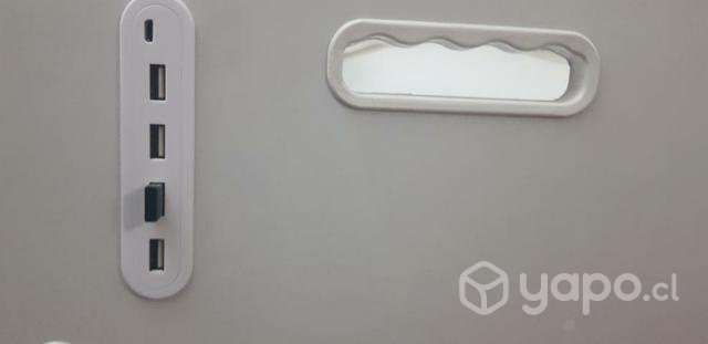 Mesa cama notebook 4 puertos plegable - Imagen 3