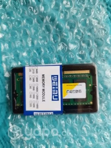 Memoria ram de 8 gigas nueva y sin uso,1600 Hz