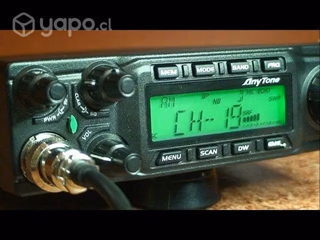 Radio 10 y 11 metros anytone + antena