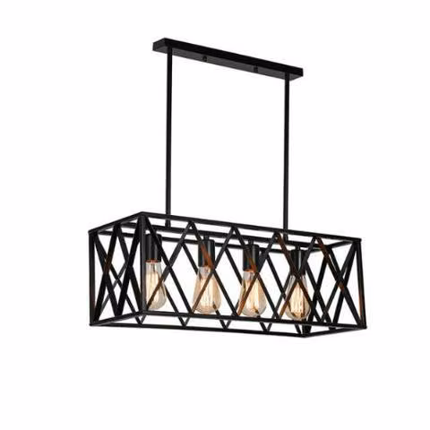 Lámpara Colgante Industrial Para Isla De Cocina