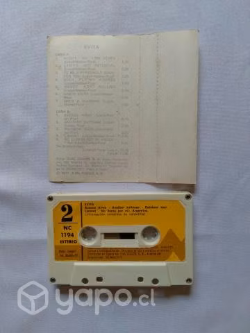 Cassettes de Evita - Selección de una opera