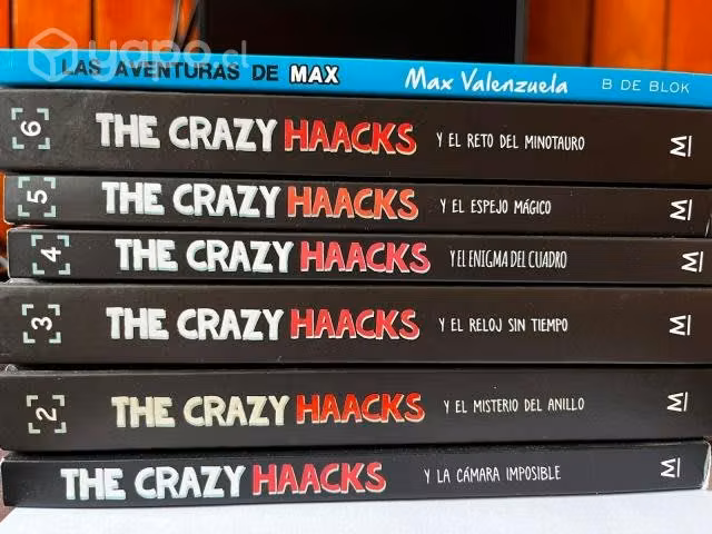 Libros "the Crazy haack" y libro las aventurasmax