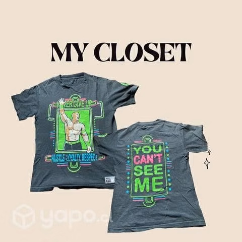 Polera John cena talla 16