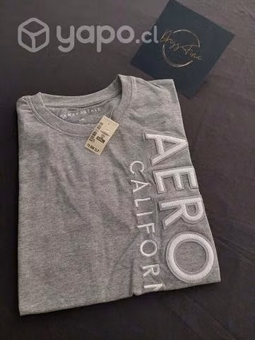 Polera Aeropostale Gris Nueva