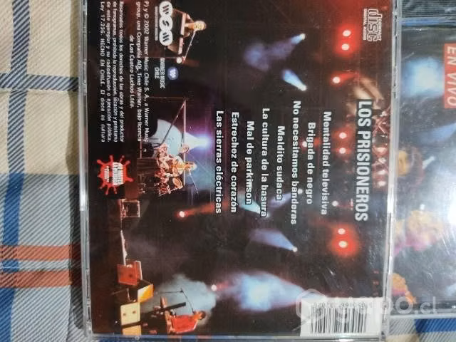 CD los prisioneros en vivo