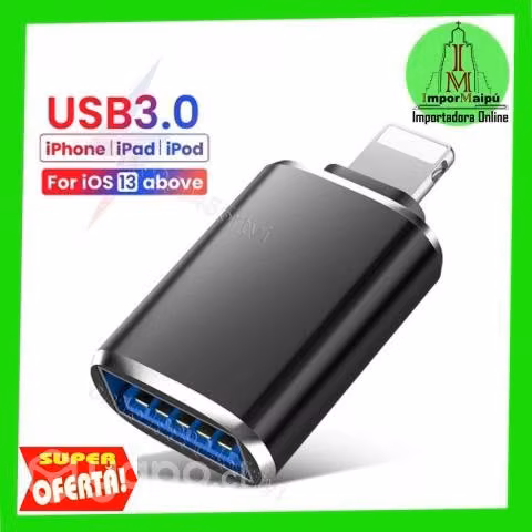 Adaptador para Iphone Lightning A USB 3.0 OTG de 8