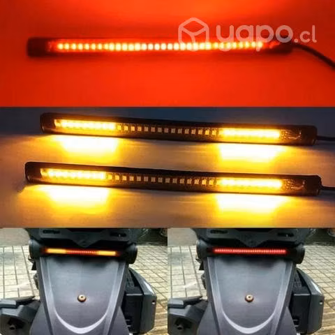 Cinta LED de freno con intermitente 20cm 12v moto