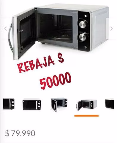 Horno microondas tomás económico