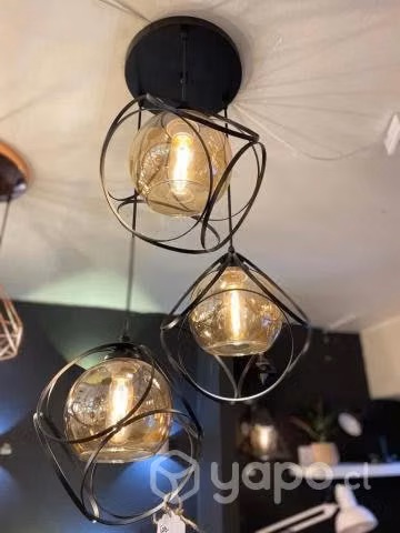 💡Lámparas colgantes triples