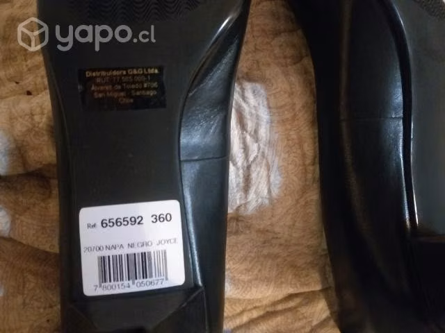 GACEL, Zapato modelo Reina N°36, taco medio,negros - Imagen 6