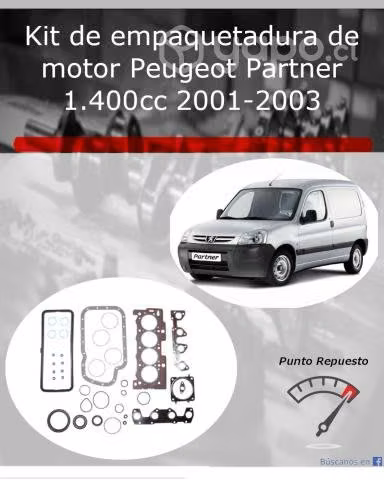 Kit de empaquetadura Peugeot Partner 1.4cc 2001-03 - Imagen 2