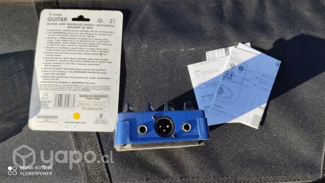 Pedal de guitarra- caja directa - Behringer GDI 21