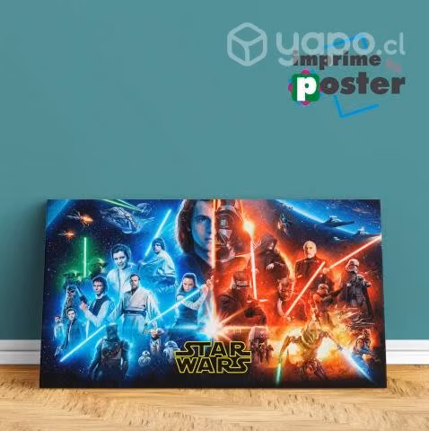 CUADROS TELA PVC 100x50cm llegar y colgar