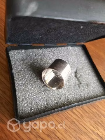 Anillo Tubular de Plata Dama