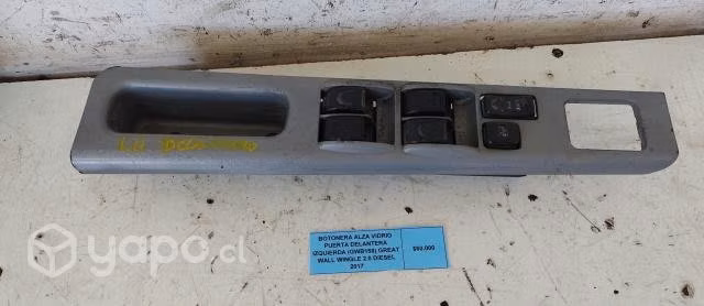Botonera Alza Vidrio Puerta Delantera Izquierda