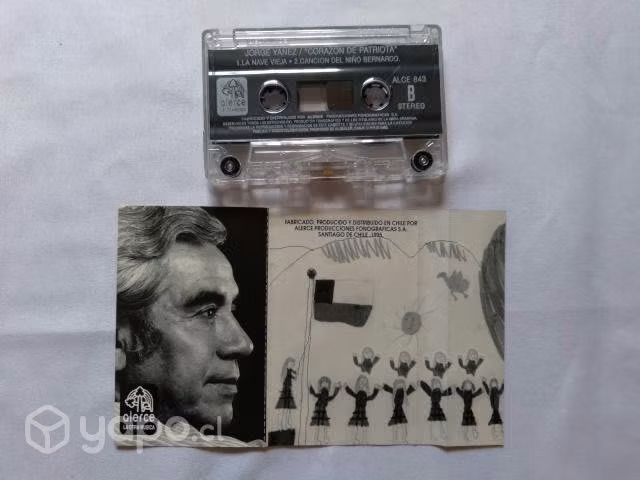 Cassettes de Jorge Yañez - Corazón de Patriota