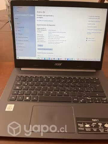 Notebook acer aspire 5
