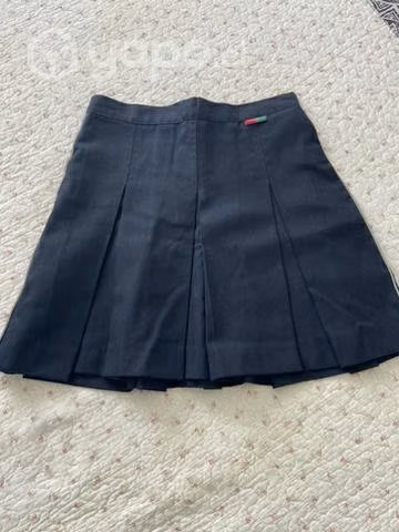 Falda azul, talla 12, nueva