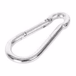 Bandola mosqueton con seguro 6mm - 2 1/2 pulg 100