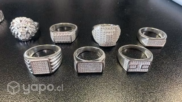 Anillos de Plata Italiana con circón