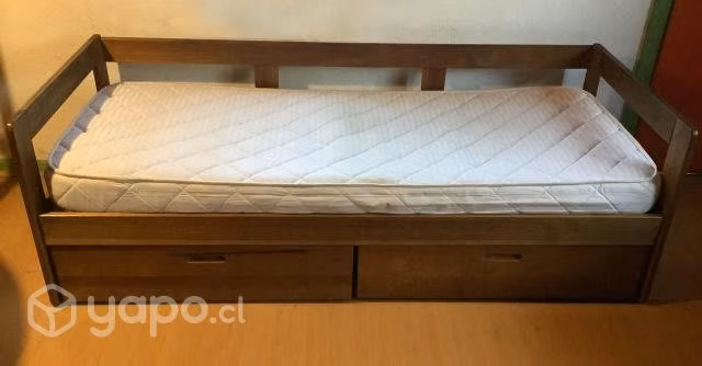 Cama con cajones