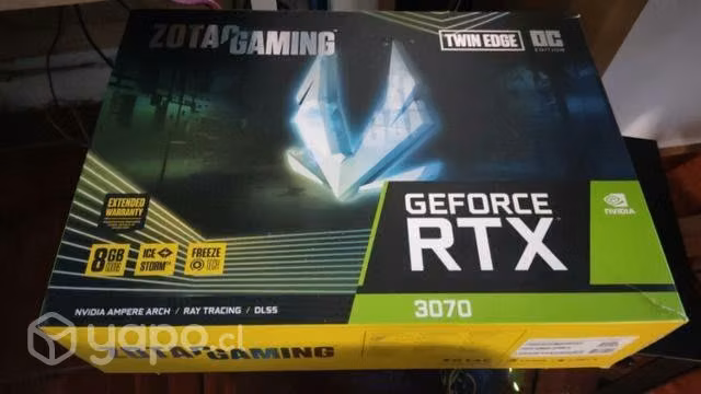 Tarjeta grafica RTX 3070 prácticamente nueva