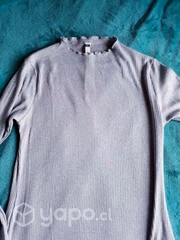 Vestido gris manga larga - marca Sybilla 👗