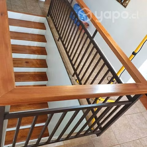 Peldaños de roble de demolición