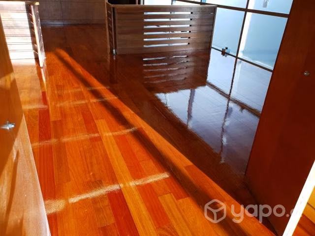 Vitrificado de pisos de madera