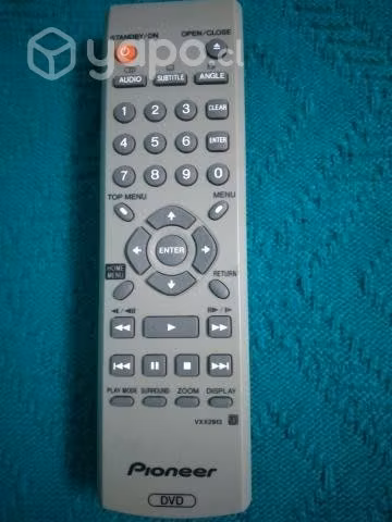 Pioneer control remoto dvd player (varios modelos)