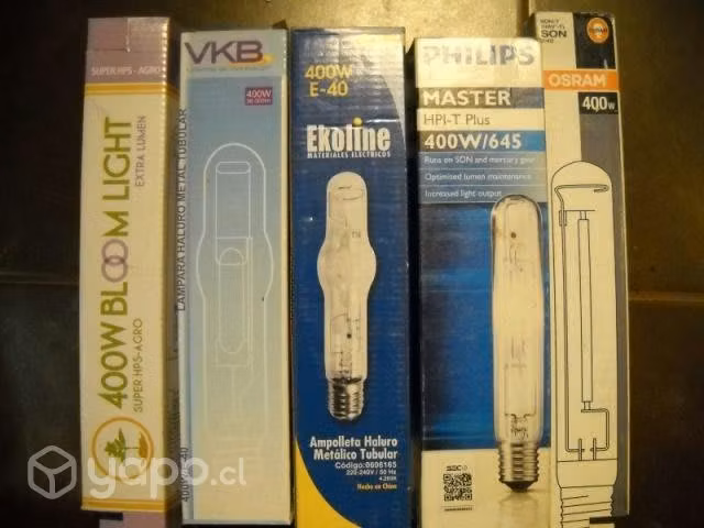 Ampolletas de Halurto Metal 400w