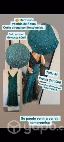 Vestido de fiesta Corte sirena