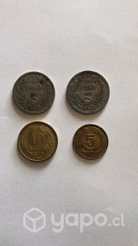 Monedas chilenas antiguas