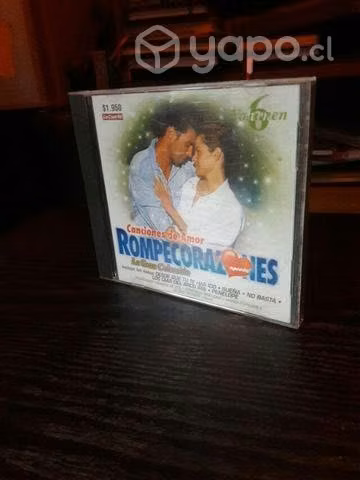 Cd Canciones de amor Rompecorazones