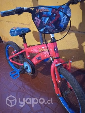 Bicicleta Spider Man aro 16