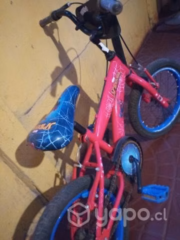 Bicicleta Spider Man aro 16