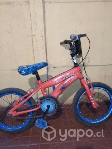 Bicicleta Spider Man aro 16